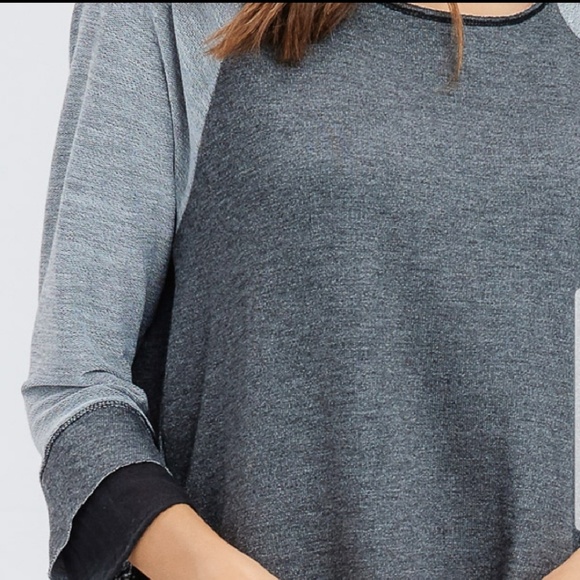 New!! Chaz tiere sleeved & hem top - Picture 5 of 5